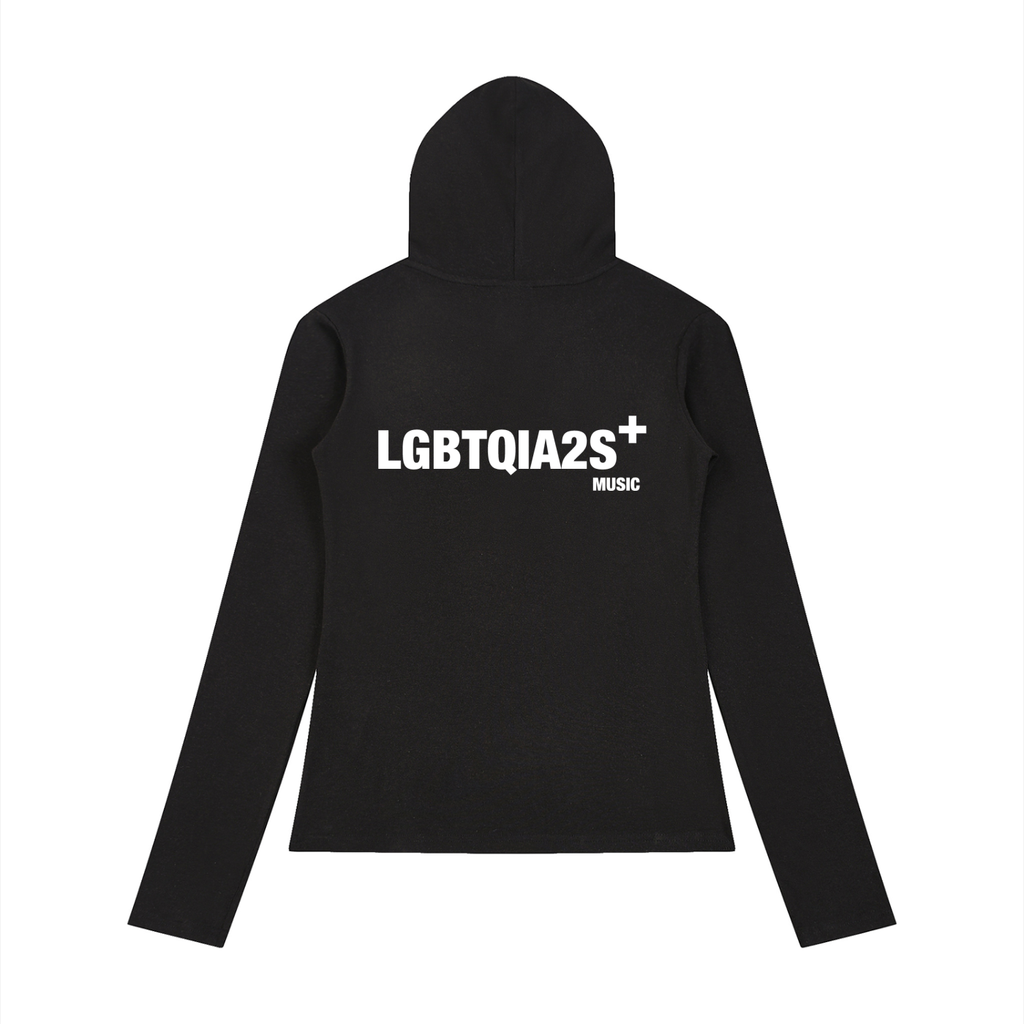 LGBTQIA2S⁺ Music Half Button Hoodie