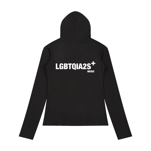 LGBTQIA2S⁺ Music Half Button Hoodie